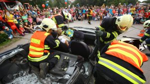Na Floře se sejdou policisté, hasiči i záchranáři
