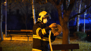 V domě pro seniory na Přichystalově ulici v noci hořelo