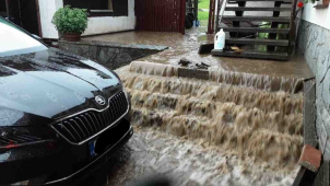 Intenzivní déšť potrápil obyvatele Bělé pod Pradědem