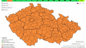 Meteorologové vydali výstrahu před velmi silným větrem