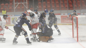 Hokejisté HC Olomouc nestačili na Budějovice