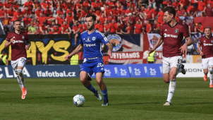 Fotbalisté SK Sigma Olomouc padli v Hradci