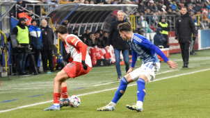 Fotbalisté SK Sigma sahali se Slavií po výhře