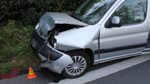 Na dálnici u Haňovic došlo v jednom místě ke dvěma nehodám