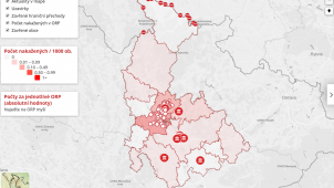 Geoinformatici vytvořili unikátní mapu koronaviru v kraji