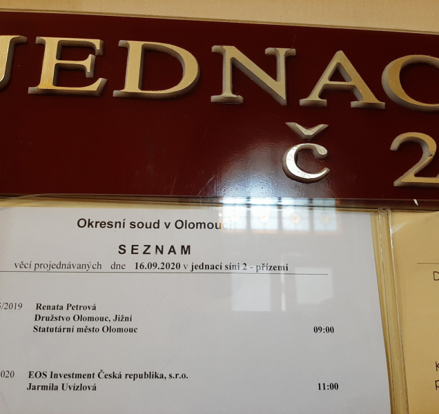 V kauze převodu bytů rozsudek nepadl, soud pokračuje 14. října