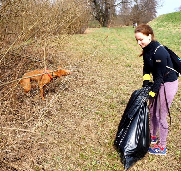 Desítky dobrovolníků v Olomouci uklízí Česko. Podívejte se