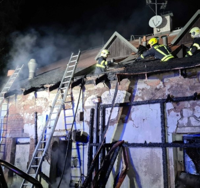 Ve Velkém Újezdu hořel penzión