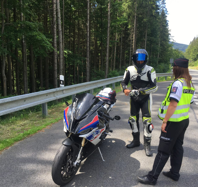 Policisté kontrolovali motocyklisty
