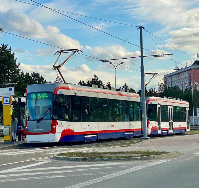 Výluka tramvajového provozu na Novou Ulici