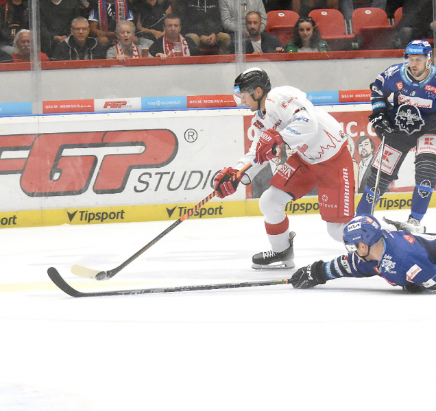 Hokejisté HC Olomouc prohráli Motorem