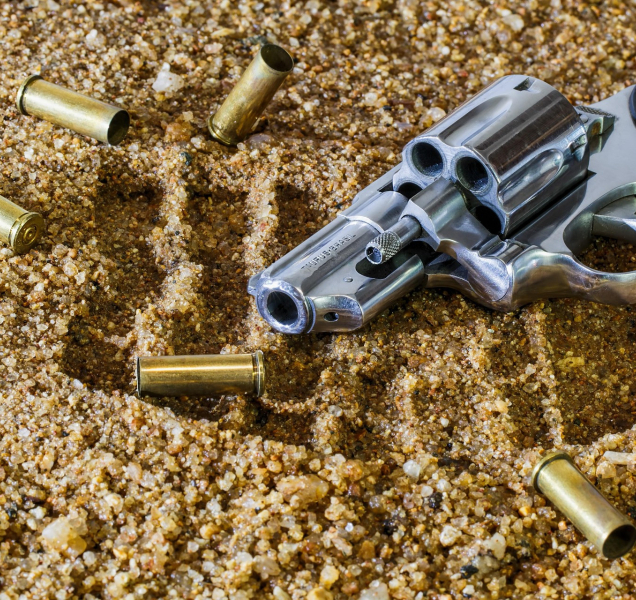 Plynovou pistolí střílel v rodinném domě