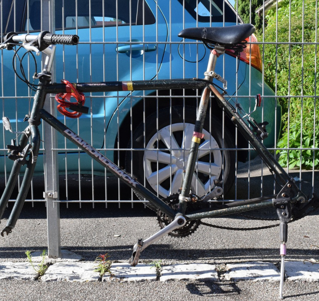 Muž přišel o kolo v Legionářské ulici v Olomouci