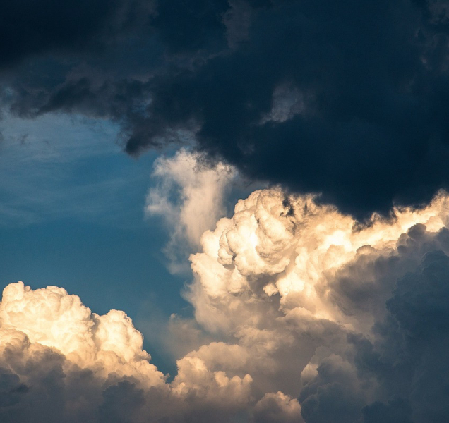 Dnes čekáme oblačnost, déšť a bouřku, někde i silný vítr