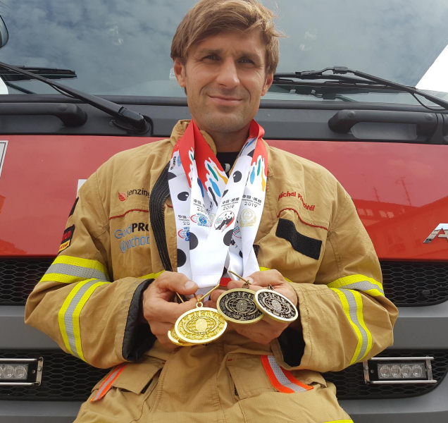 2x zlato, 2x bronz. Medailové žně olomouckého hasiče v Číně