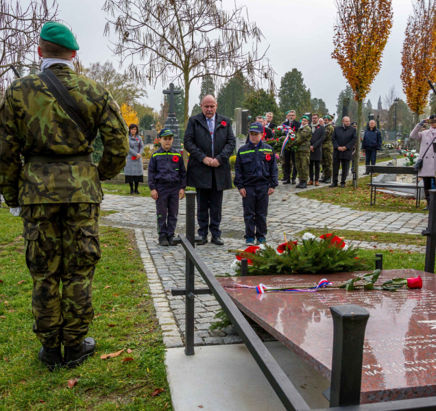 Hejtman Okleštěk se setkal s válečnými veterány