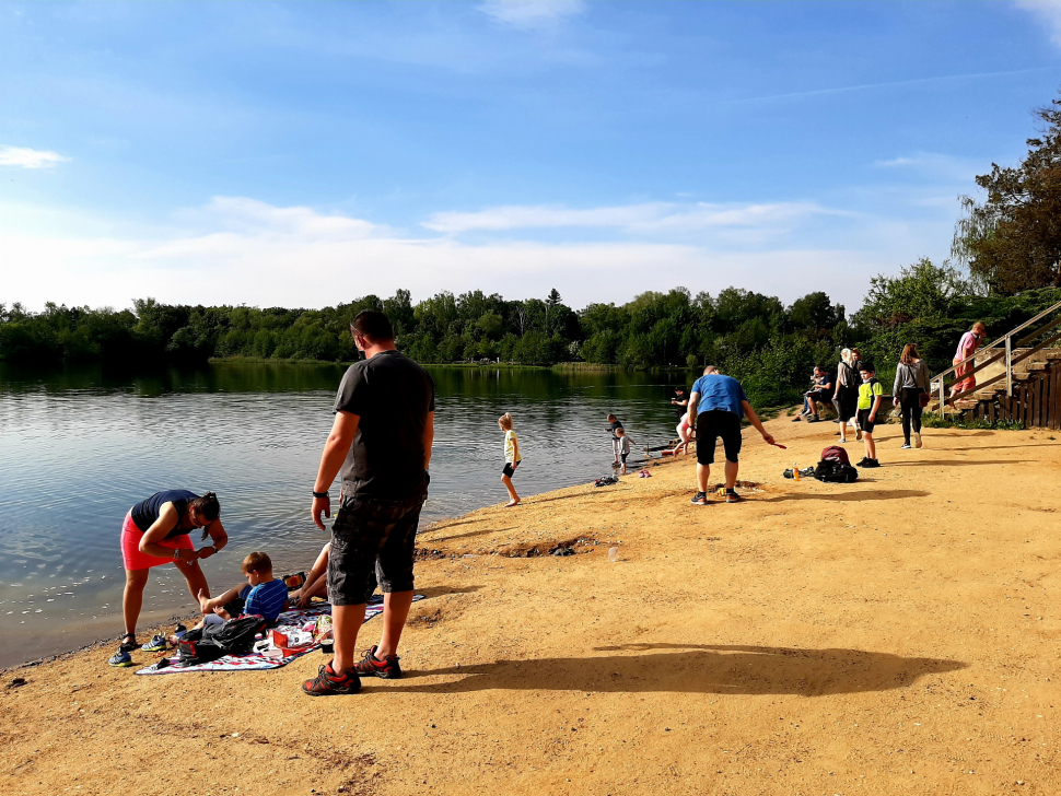 Baňu v maringotce na Gebech vystřídá plovoucí sauna