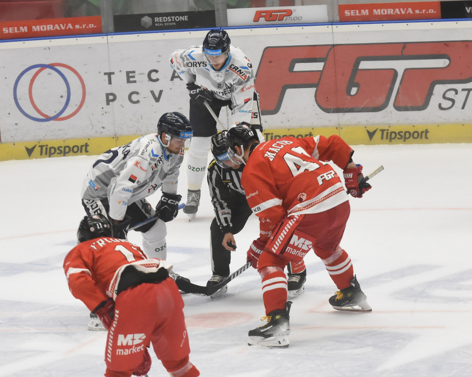 Hokejisté HC Olomouc prohráli v Českých Budějovicích