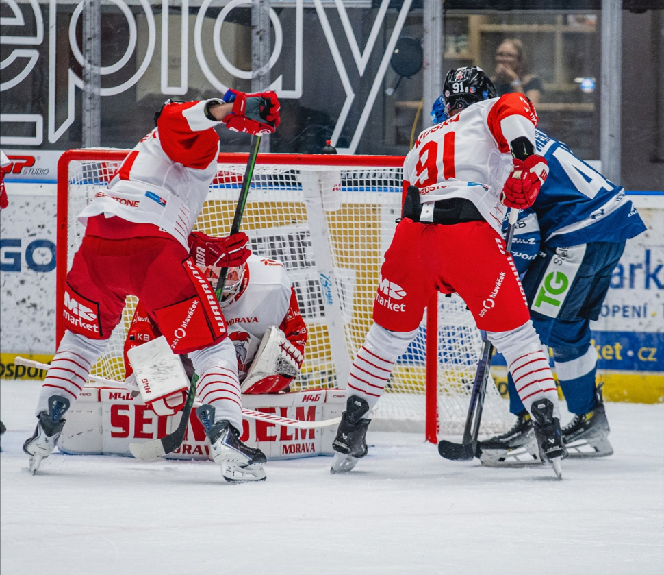 Hokejisté HC Olomouc venku prohráli