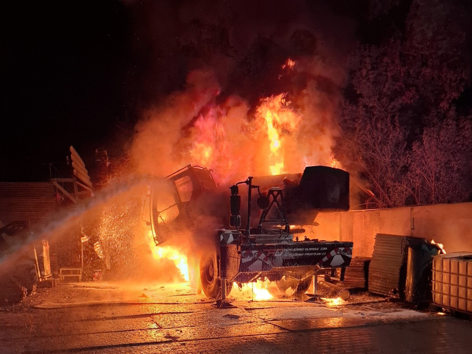 Požár jeřábu způsobil škodu za 15 milionů!